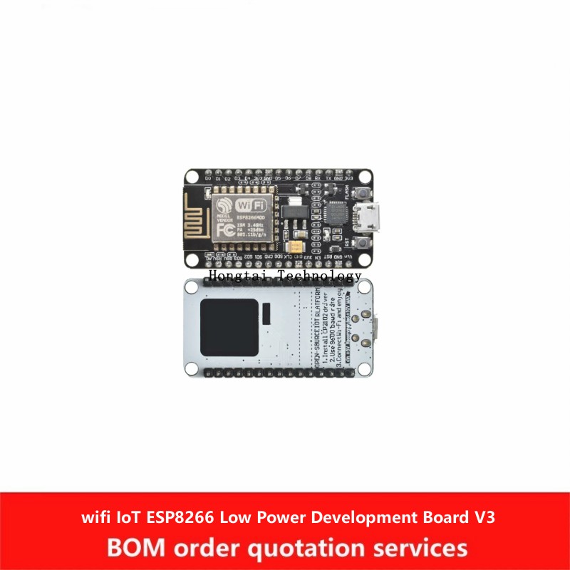 Esp8266 Nodemcu Board - ไวไฟ ไอโอที ESP8266 โมดูลบอร์ดพัฒนาพลังงานต่ำ V3 NodeMcu