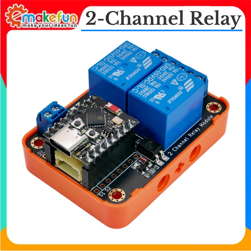Home Automation With Arduino - โมดูลรีเลย์ 2 ช่องสัญญาณ อินพุต 5V ทริกเกอร์แบบ