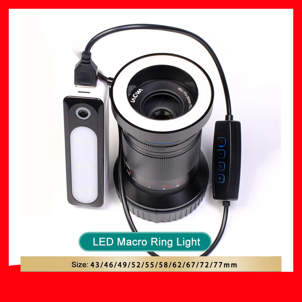 Tasmota Flash Tool - 43 ~ 77 มม.LED Macro Flash