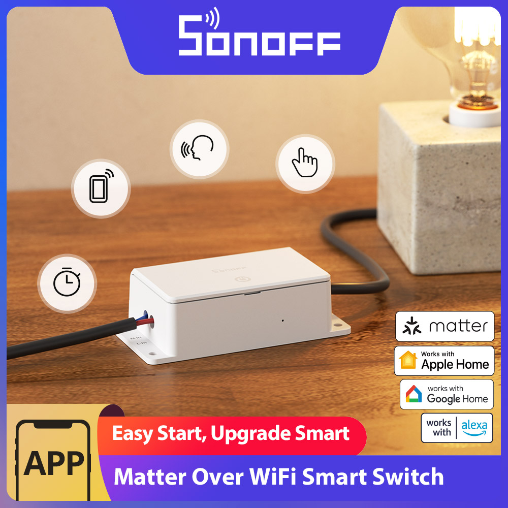 Sonoff Basic Switch - สวิตช์อัจฉริยะ SONOFF BASIC-1GS Matter Over WiFi