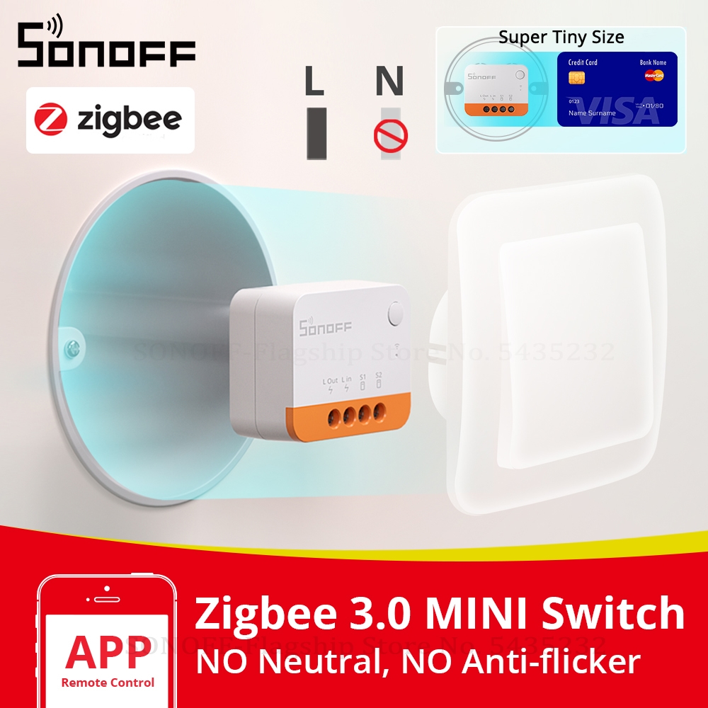 Sonoff Basic Switch - SONOFF ZBMINIL2ไม่มี Neutral Wire ต้องใช้ Zigbee