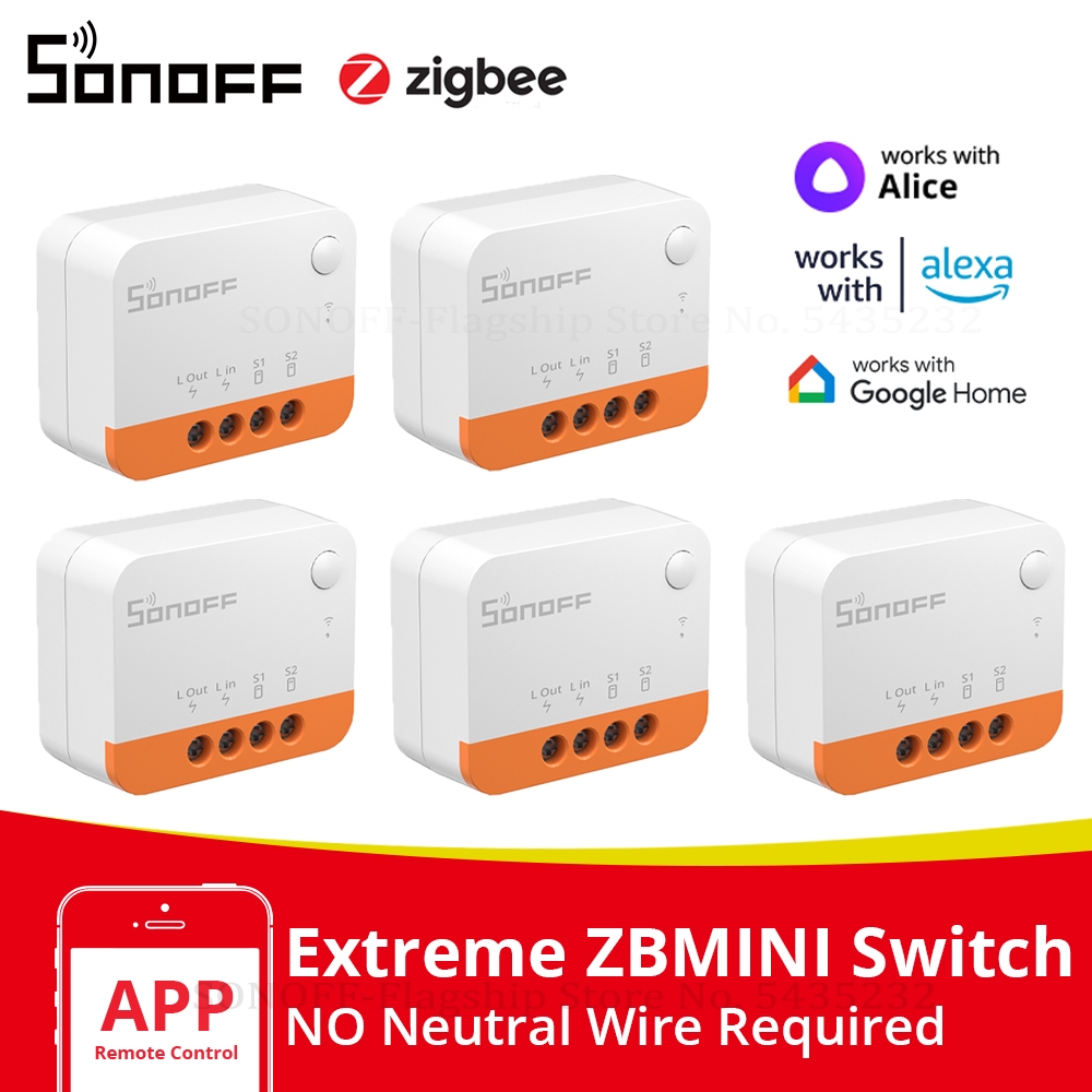 Sonoff Basic Switch - โมดูลสวิตช์อัจฉริยะ Itead SONOFF ZBMINI-L2 Zigbee DIY