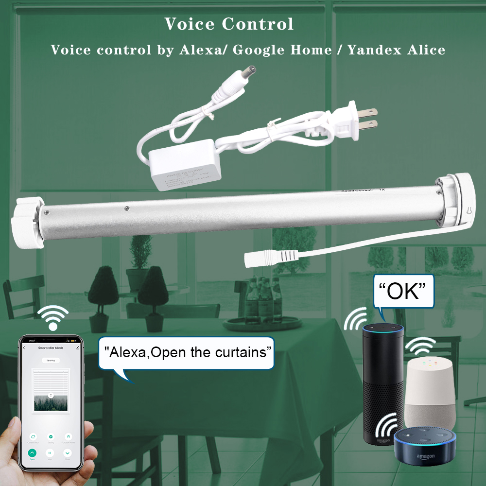 มอเตอร์ม่านม้วนอัจฉริยะ Tuya W - Home Automation Technology บทวิจารณ์และราคา