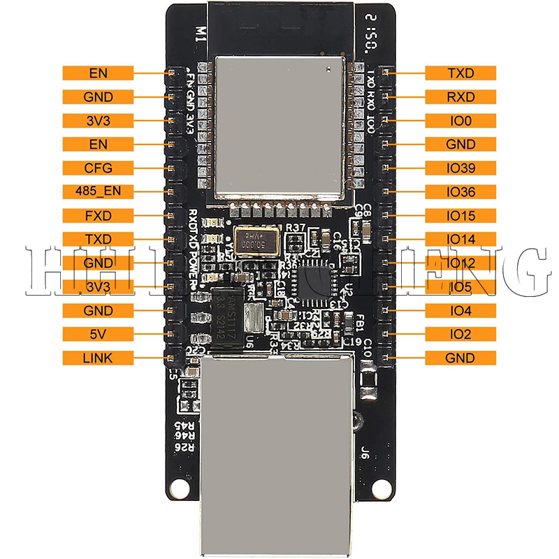 10-1PCS WT32-ETH01 โมดูลไร้สาย - Ethernet Module W5500 บทวิจารณ์และราคา