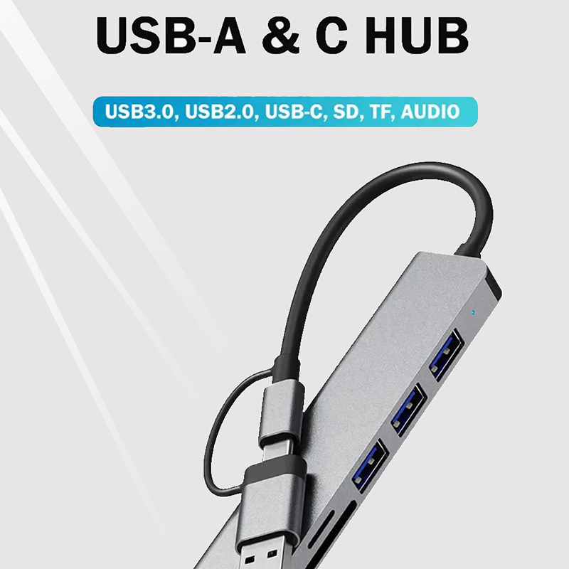 ประเภท C ฮับ USB Splitter 8 ใน - Home Assistant Sd บทวิจารณ์และราคา