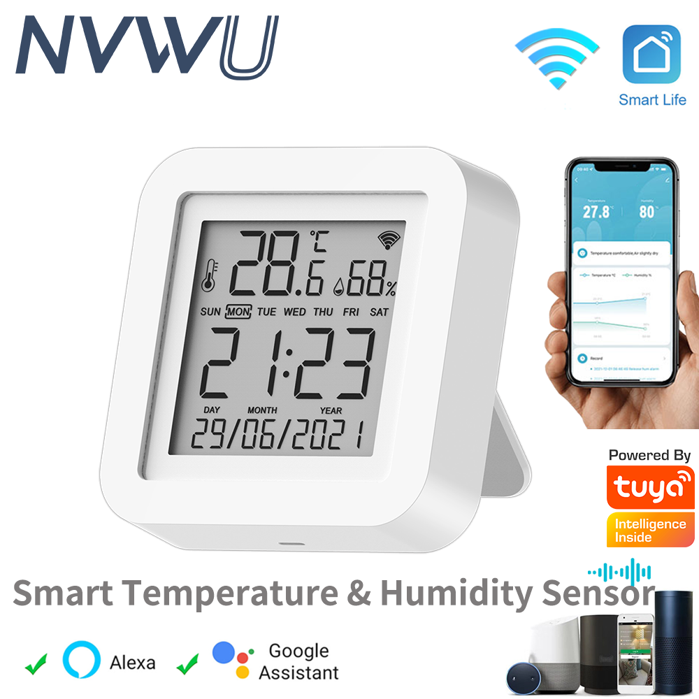 Tuya WIFI อุณหภูมิและความชื้นเ - Home Automation Technology บทวิจารณ์และราคา