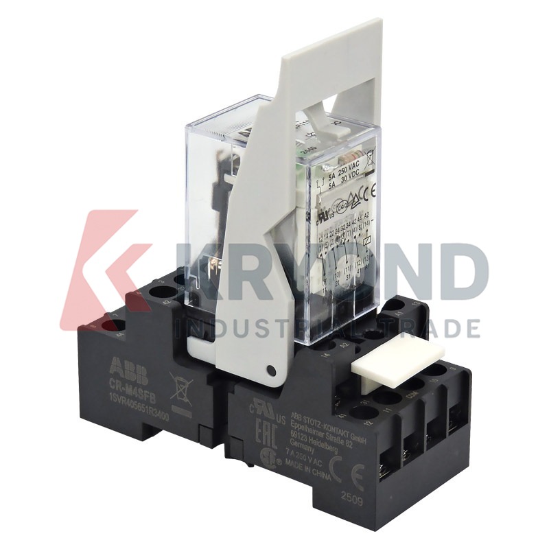 รีเลย์แบบเสียบปลั๊ก ABB CR MX0 - Home Automation Systems Diy บทวิจารณ์และราคา