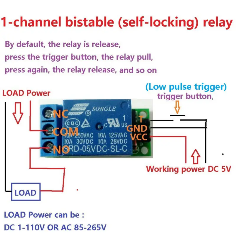 โมดูลรีเลย์แบบ Flip-Flop Latch - Home Automation With Arduino บทวิจารณ์และราคา
