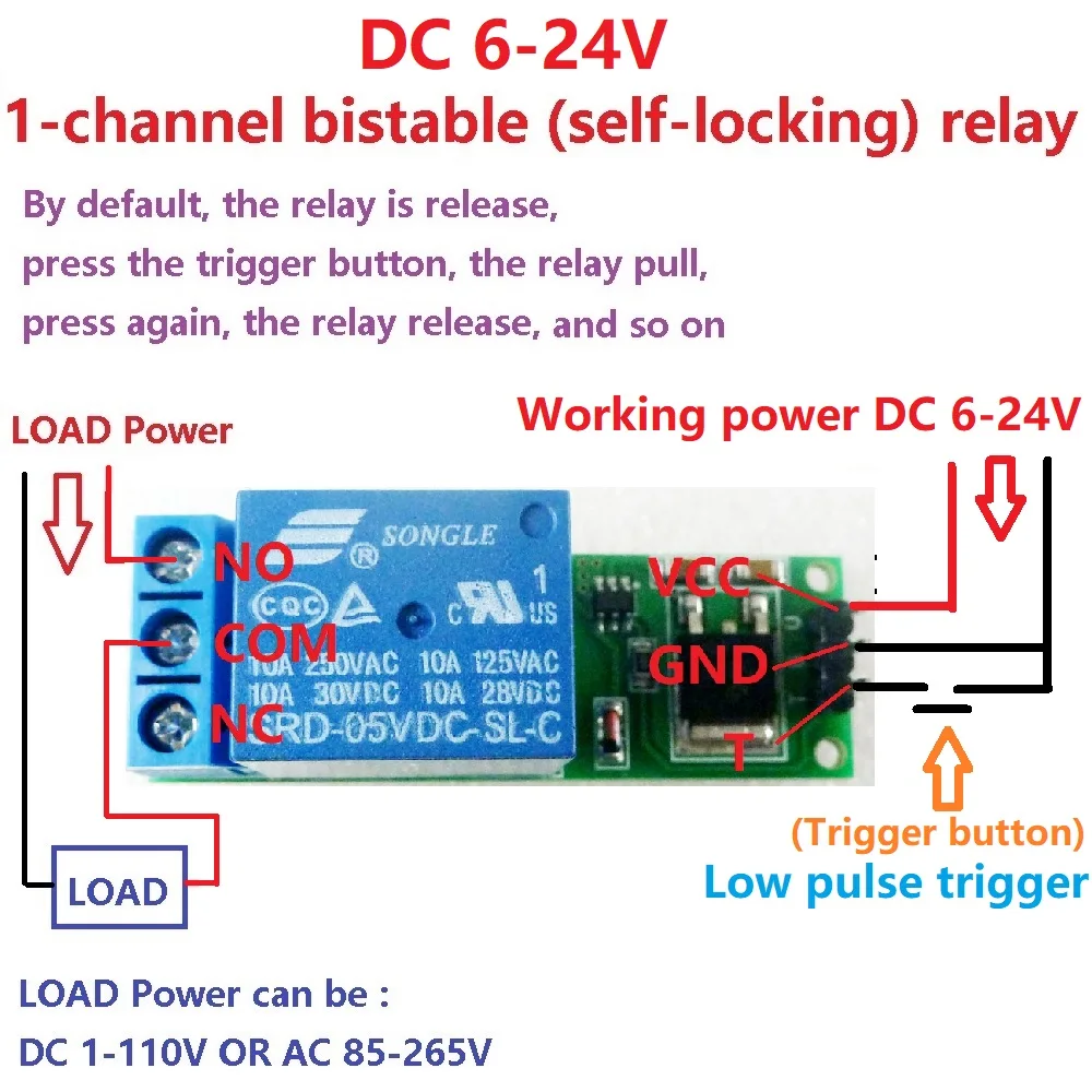 DC 6V 9V 12V 24V ฟลิปฟล็อป แลท - Home Automation With Arduino บทวิจารณ์และราคา